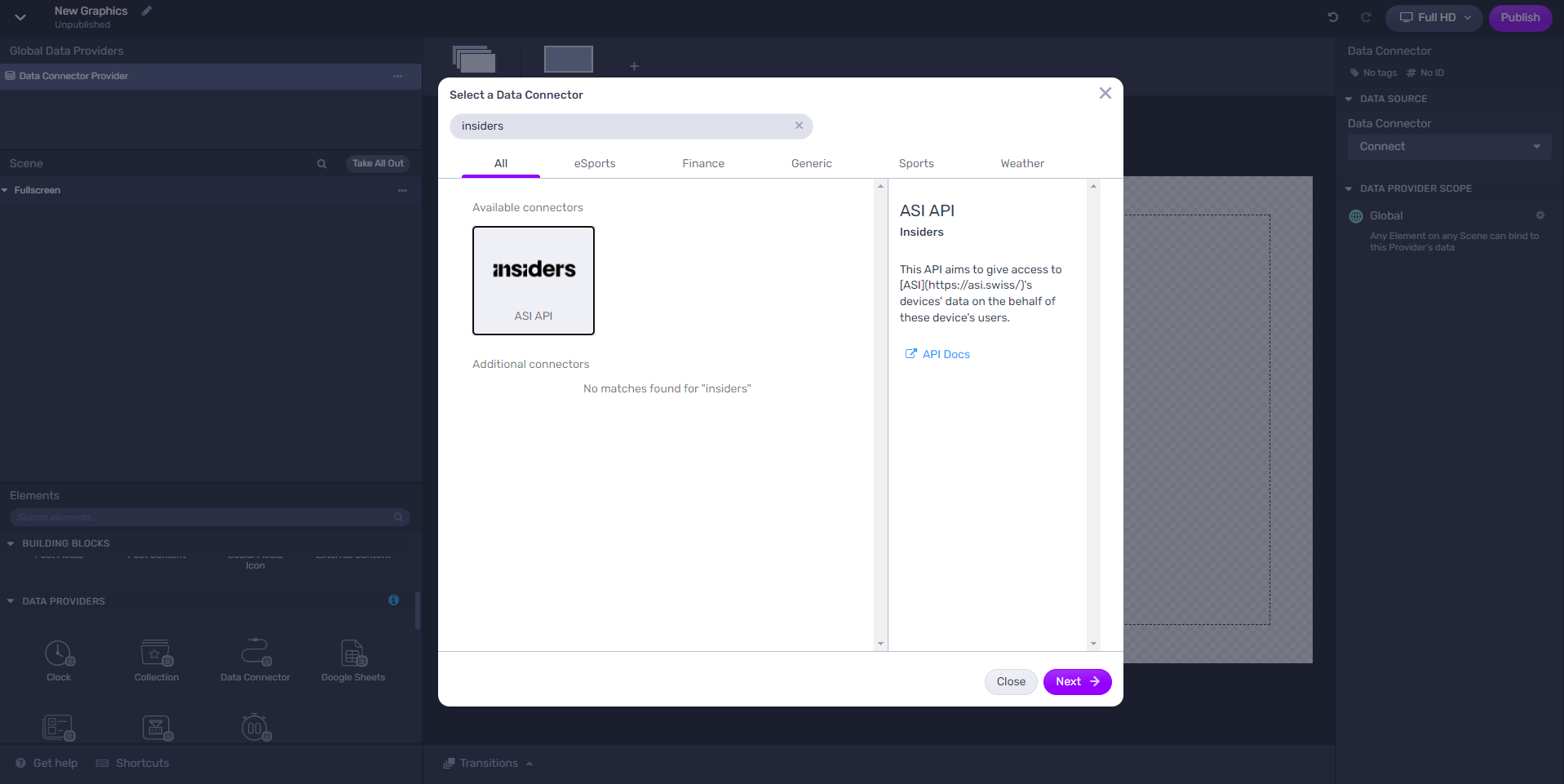 PLF Team Sport using Insiders